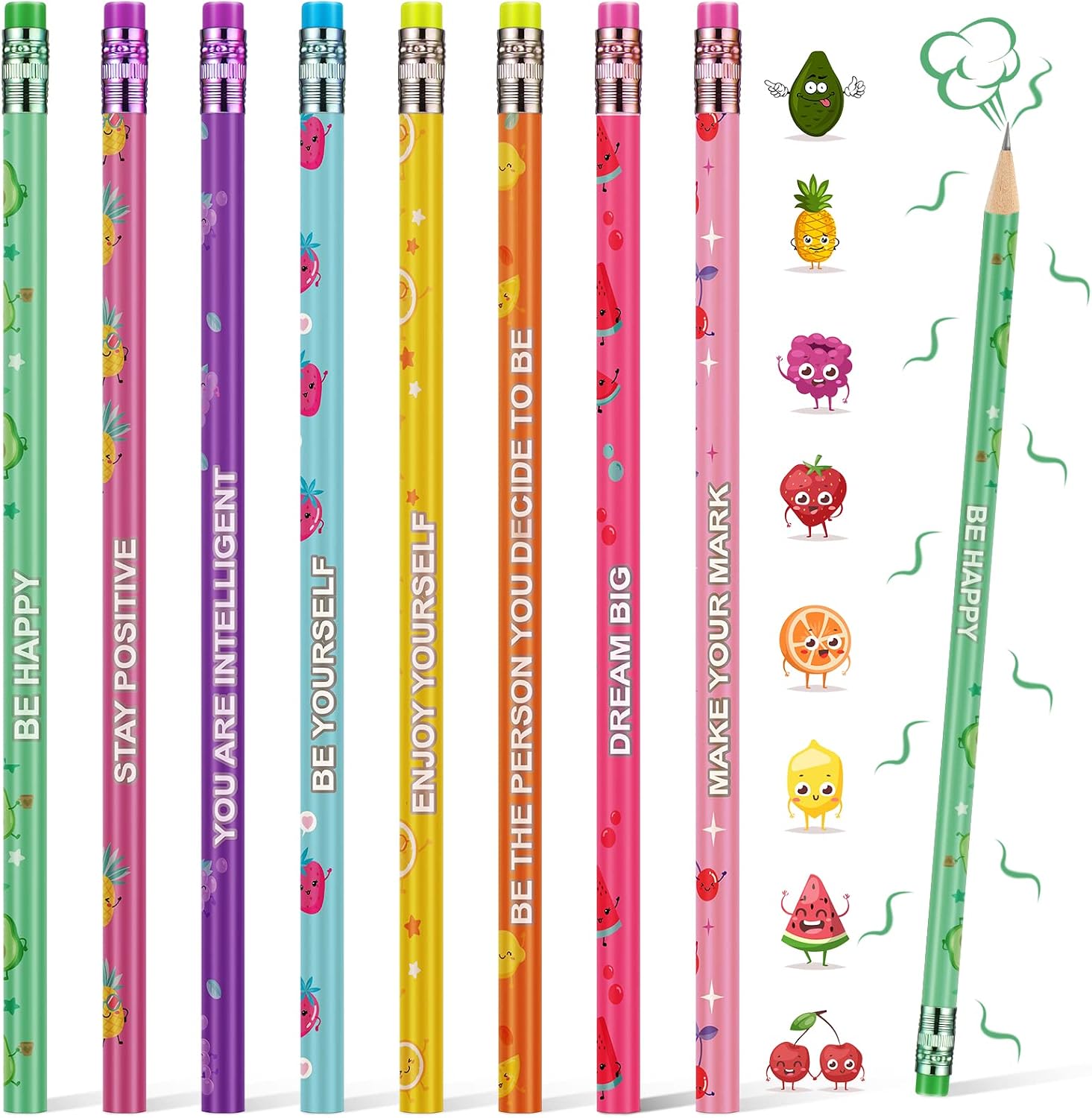 Fragrance Quotes - 30 Scented Pencils for Kids -