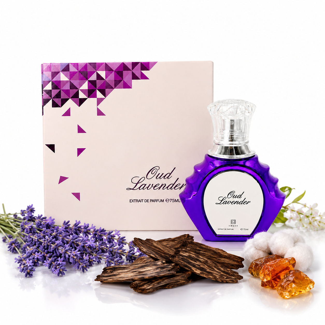 Perfume Lavender Fragrance - Lux Oud Lavender Extrait De Parfum