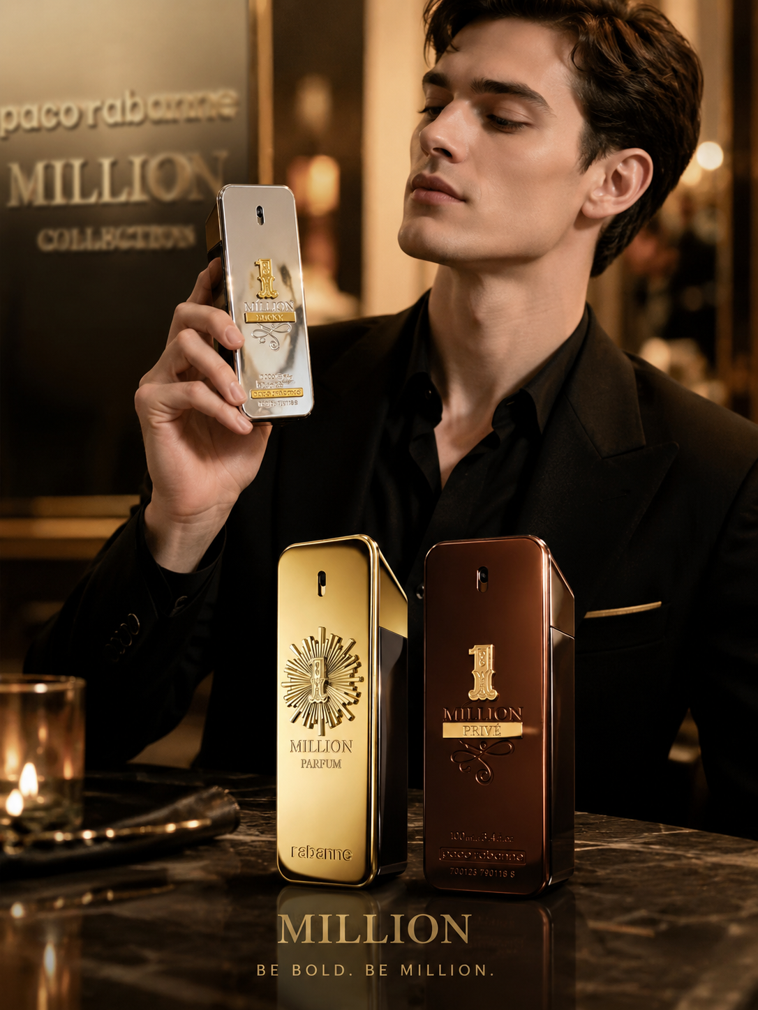 Perfume Fragrance Bar - Rabanne 1 Million Parfum 100ml Premium