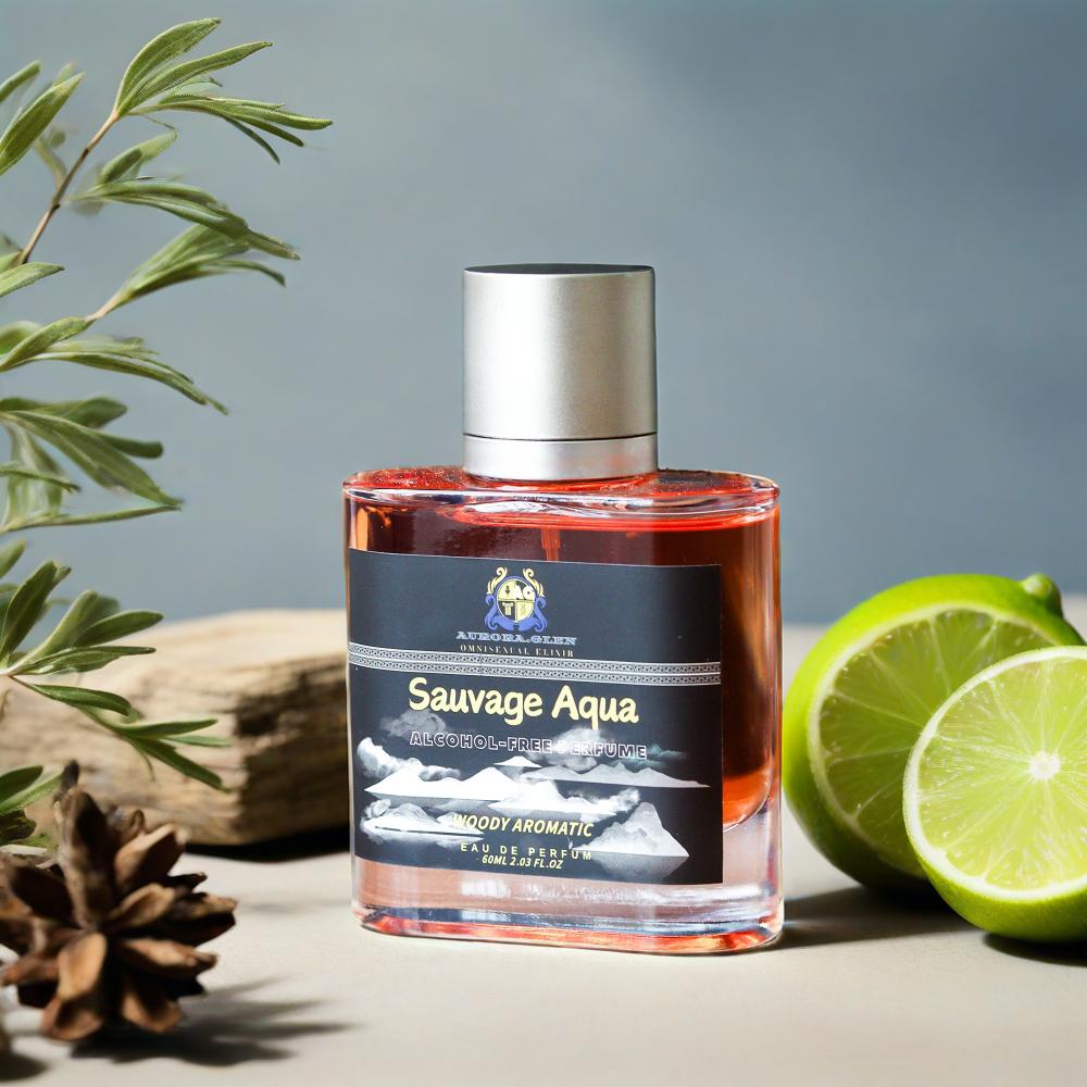 Perfume Aqua Fragrance - Sauvage Aqua Original Brand Alcohol-Free Men's
