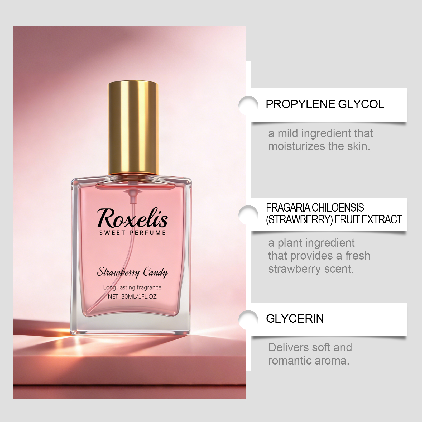 Strawberry Candy Sweet Fragran – обзор и цена Perfume Fresh Fragrance