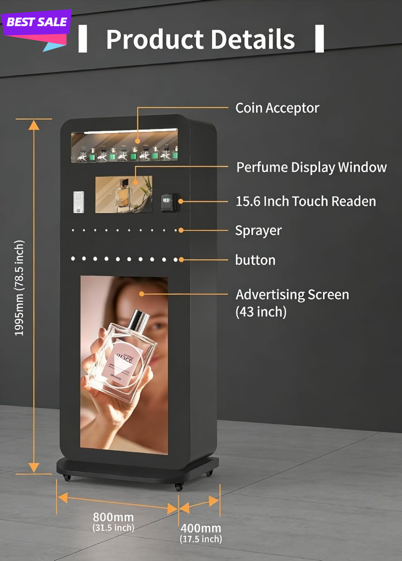 Smart Perfume Vending Machine  – обзор и цена Perfume Fragrance Bar