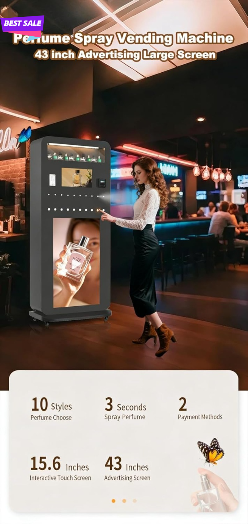 Smart Perfume Vending Machine  – обзор и цена Perfume Fragrance Bar