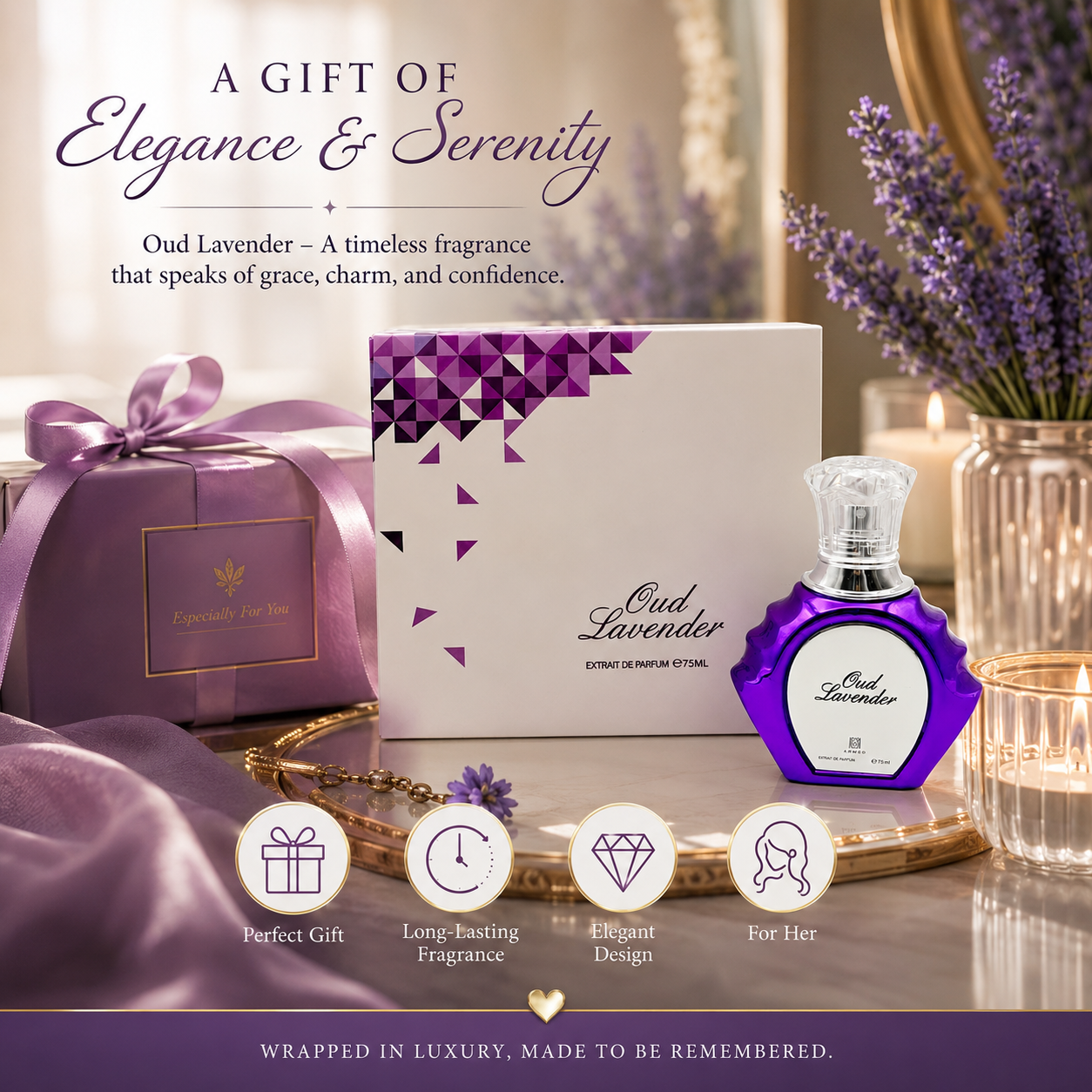 Lux Oud Lavender Extrait De Pa – обзор и цена Perfume Lavender Fragrance